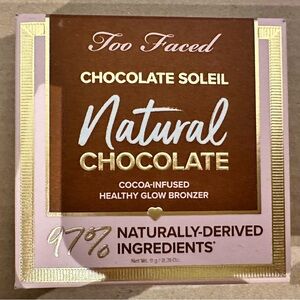 too faced natural chocolate soleil bronzer BNIB